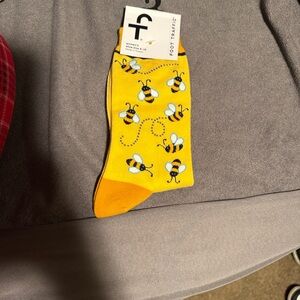 Bee Socks Bundle Foot Traffic + Lazy One Women’s 4–10 NEW